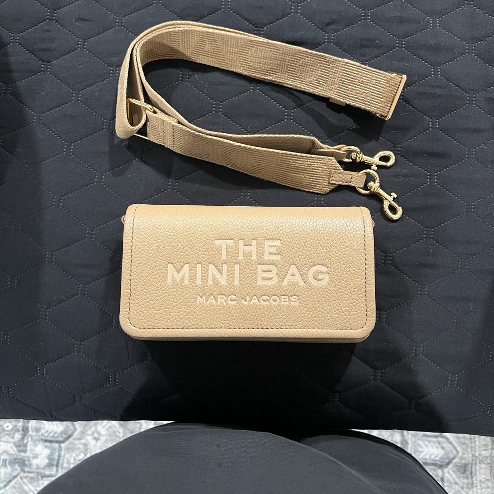 Marc Jacobs Tan Leather Mini Crossbody